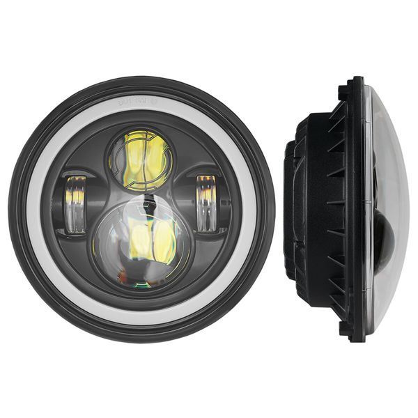 Фара світлодіодна Brevia 60W (4x5W ETI+DRL), 4800Lm/2160Lm, 6000K, 177x70мм 1шт 60160HLX1 фото