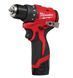 Дриль-шурупокрут акумуляторний MILWAUKEE M12 BLDDRC-202C (40Нм) (ЗП+2ак.Х2Аг+кейс) 4933499686 фото 3