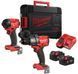 Набір з двох інструментів безщіткових Milwaukee M18FPP2A3-502X, 4933480873 , (+ заряд.пристрій, 2 акум., HD кейс) 4933480873 фото 1
