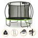 Батут з внутрішньою захисною сіткою 374 см LEOBRO Premium Pro 12FT GREEN (LB-1101) LB-1101 фото 1