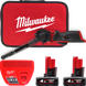 Стрічкова шліфувальна машина 13мм M12 FBFL13-402В MILWAUKEE (+ заряд.пристрій, 2 акум., сумка для інструментів) 4933480961 фото 1