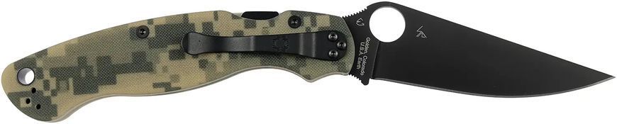 Ніж Spyderco Military 2 Black Blade Camo 87.16.32 фото