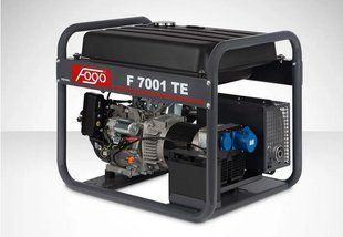 Генераторна установка FH7001TE 1ф-6,3кВт, двиг.Honda, бак-6,2л, ел.старт, стаб. напруги FH 7001 TE фото