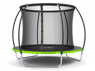 Батут із внутрішньою захисною сіткою 252 см LEOBRO Pro 8FT GREEN LB1008P фото