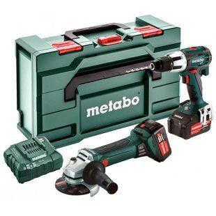 Набір акумуляторних інструментів Metabo Combo Set 2.4.2, 2 акб 18 В Li-Power 4.0 Ah, з/п, кейс metaBOX 165 L 685207510 фото