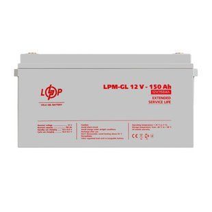 Акумулятор гелевий LPM-GL 12V - 150 Ah LP4155 фото