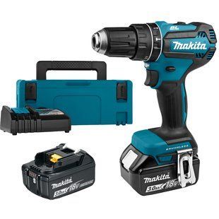 Акумуляторний дриль-шурупокрут з ударом Makita DHP485RFJ DHP485RFJ фото