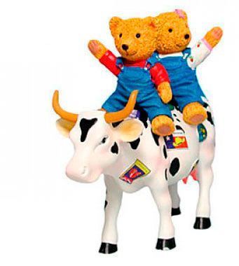 Колекційна статуетка корова Teddy Bears on the Moove, Size M 47763 фото