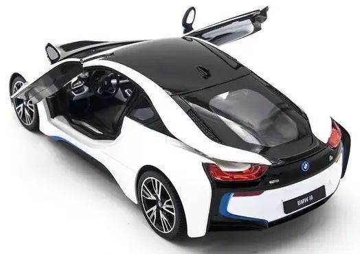 Машинка Rastar BMW i8 (71060) на радіокеруванні. 1:14. Білий 454.00.20 фото