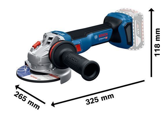 Акумуляторна кутова шліфмашина Bosch GWS 18V-11 (06019N4100) (без АКБ та ЗП) 06019N4100 фото