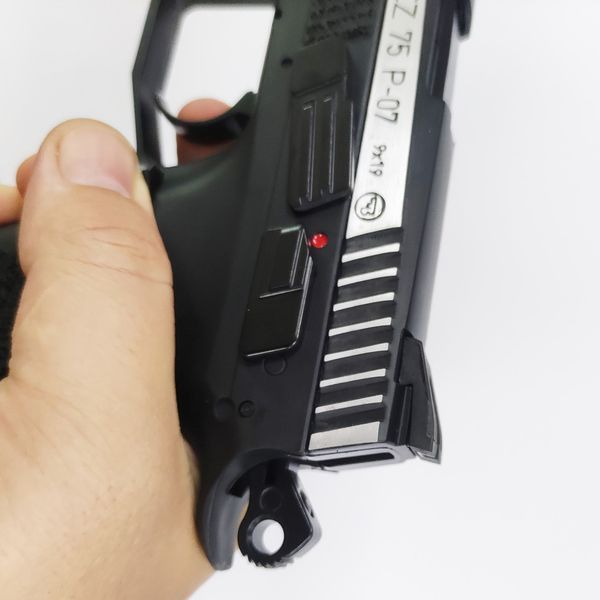 Пістолет пневматичний ASG CZ 75 P-07 Duty Nickel Blowback BB кал. 4.5 мм 2370.25.18 фото