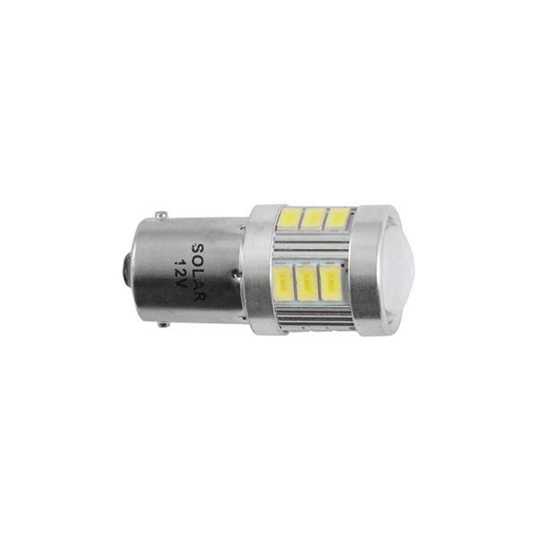 Автолампа Solar LED 12/24V S25 BA15s 18SMD 120lm white, 2шт LS295_B2 фото