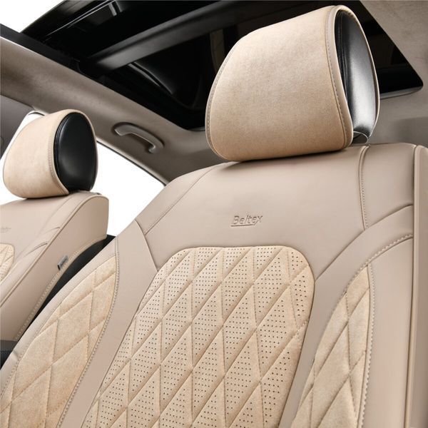 Комплект, 3D чохли для сидінь Beltex Malibu, beige BX89500 фото