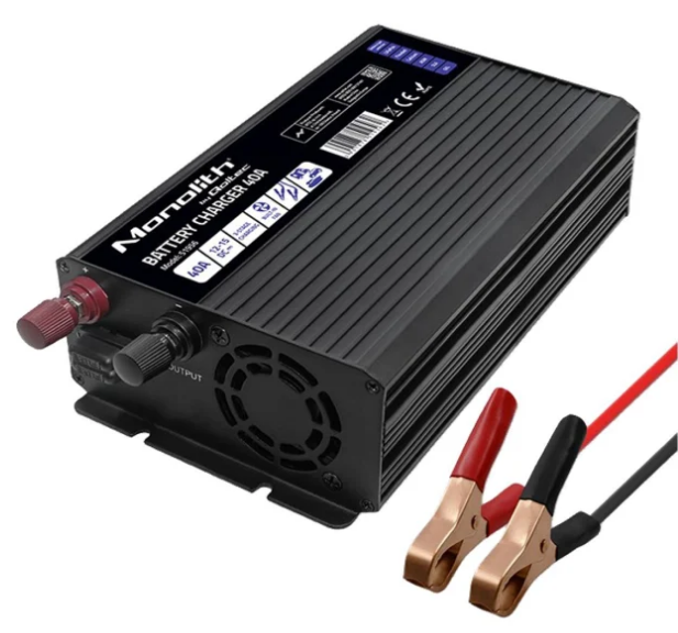 Зарядний пристрій Qoltec Monolith LiFePO4 40A 12.8V (51956) 51956 фото