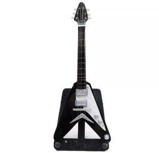 Гітара мініатюра дерево GUITAR SMALL 18 см чорний (DN29838) DN30285 фото