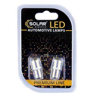 LED автолампа Solar 24V T8.5 BA9s 1SMD white, 2шт SL2533 фото