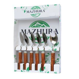 Набір чайних ложок 6 приборів Wood walnut mz505660 MAZHURA mz505660 фото