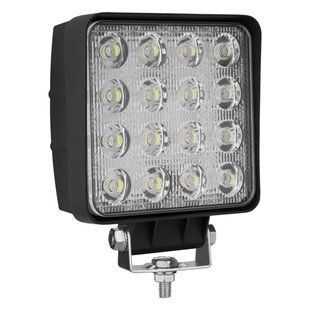 Фара світлодіодна Brevia Epistar white Flood 10-30V, 48W (16x3W), 3520Lm, 1шт 10652QFX1 фото