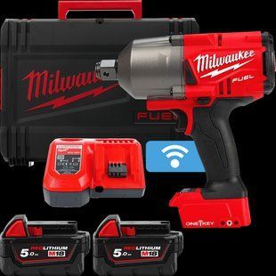 Гайкокрут високомоментний MILWAUKEE 3/4 дюйма(2034Нм) M18 FUEL ONEFHIWF34-502X ONE-KEY (+ заряд.прис, 2 акум.X 5Аг, HD кейс) 4933459730 фото