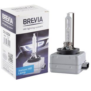 Ксенонова лампа Brevia D1S, 5000K, 85V, 35W PK32d-2, 1шт 85115c фото