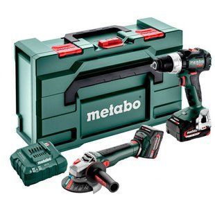 Набір акумуляторних інструментів Metabo Combo Set 2.9.4 18 V, 2 акб 18 В Li-Power 5.2 Ah, з/п, кейс MetaBox 165 L 685208650 фото