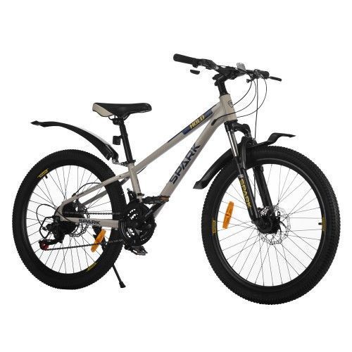 Велосипед SPARK HOLD (колеса - 24, сталева рама - 11) сірий 000239390 фото