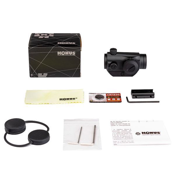 Коліматорний приціл KONUS SIGHT-PRO ATOMIC-R 1x20 + Безкоштовна доставка 7201 фото