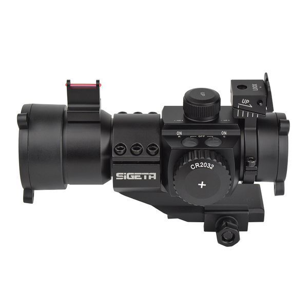 Коліматорний приціл SIGETA EasyDot 1x30 Red/Green Killflash - Безкоштовна доставка 65710 фото