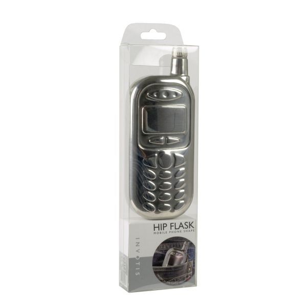 Фляга Mobile Phone, нержавіюща сталь, 40мл 1655 фото