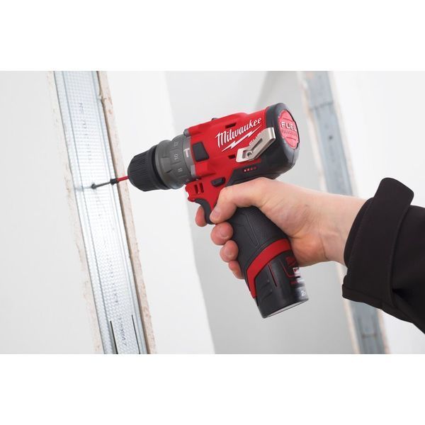 Дриль-шурупокрут з ударом акумуляторний MILWAUKEE, M12 FPDX-0, 37Нм, 4933464135 фото