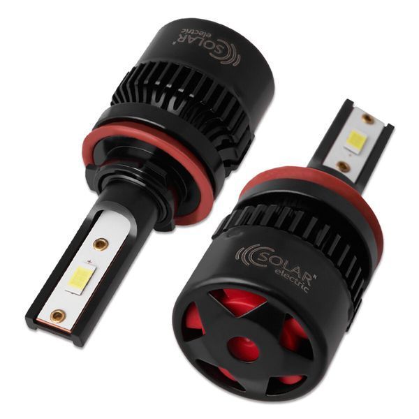 Автолампа Solar LED H8-H11-H16 12/24V 50W 5000Lm 6500K CSP3570 8511S2 фото