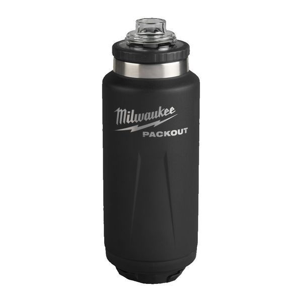 Термопляшка 1065 мл чорна PACKOUT MILWAUKEE 4932493468 фото