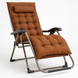 Раскладное кресло шезлонг LEOBRO Zero Gravity Premium Plus Коричневое (LB-ZGC-E1-BRN) LB-ZGC-E1-BRN фото 1