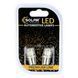 LED автолампа Solar 12V T8.5 BA9s 9SMD white, 2шт SL1335 фото 1