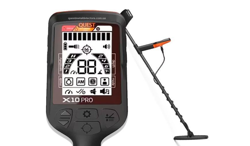 Грунтовий металошукач Quest X10 PRO Quest X10 Pro Waterproof 3m фото