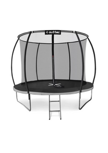 Батут Outtec Premium 10ft (312см) чорно-сірий з внутрішньою сіткою 5907766665847 фото