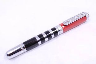 Ручка перова Gianni Terra Red With Black Червоно-чорний корпус (HHB/F(red)) HHB/F(red) фото