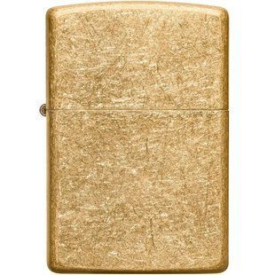 Запальничка Zippo Regular Tumbled Brass 49477 49477 фото