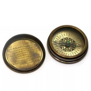 Компас морской бронзовый None Victorian pocket compas диаметр 8 см (DN29275) DN29275 фото