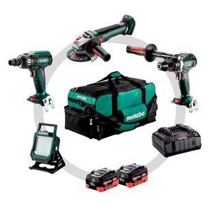 Акумуляторні інструменти в комплекті Metabo Combo Set 4.3.2 18 V, 2 акб 18 В LiHD 10.0 Ah, з/п , сумка 685209000 фото