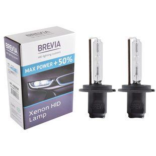 Ксенонова лампа Brevia H7 +50%, 4300K, 85V, 35W PX26d KET, 2шт 12743MP фото