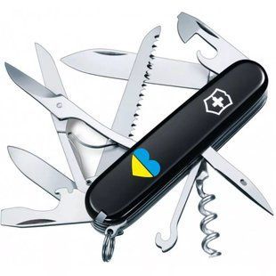 Складаний ніж Victorinox HUNTSMAN UKRAINE Серце синьо-жовте 1.3713.3_T1090u 1.3713.3_T1090u фото