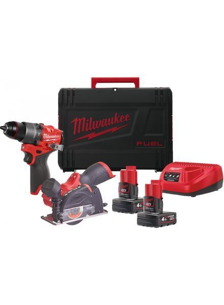 Набір акумуляторних інструментів M12FPP2G2-402X MILWAUKEE 4933480592 фото