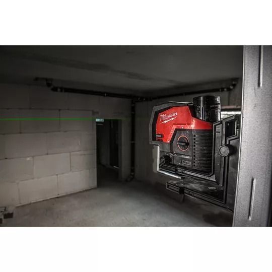 Нівелір лазерний лінійно-точковий акумуляторний MILWAUKEE, M12 CLLP-0C (кейс) 4933478101 фото