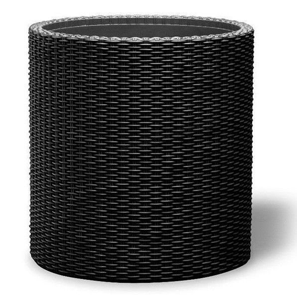Горщик для квітів Keter Cylinder Planter Medium, 18 л, сірий 7290103668211 фото