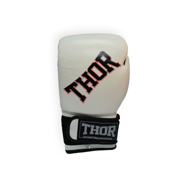 Рукавички боксерські THOR RING STAR 12oz / PU / біло-червоно-чорні 536/01(PU)WHITE/RED/BLK 12 oz. фото