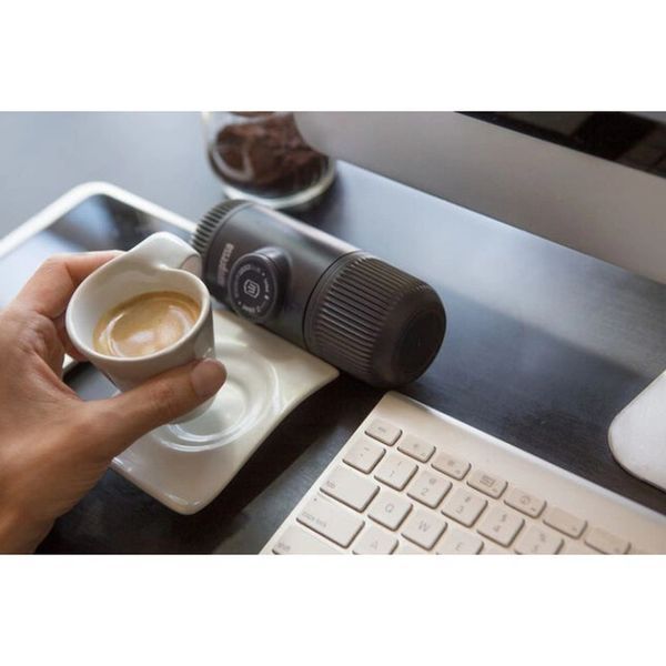 Набір Wacaco Nanopresso: кавоварка, адаптер для капсул та рушники бариста NanopressoSet1 фото