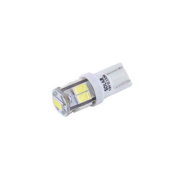 LED автолампа Solar 12V T10 W2.1x9.5d 9SMD white, 2шт SL1336 фото