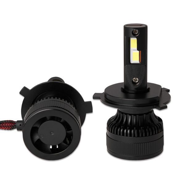 Автолампа Solar LED H4 12/24V 100W 9000Lm 6500K CSP3570 2шт 8604S2 фото