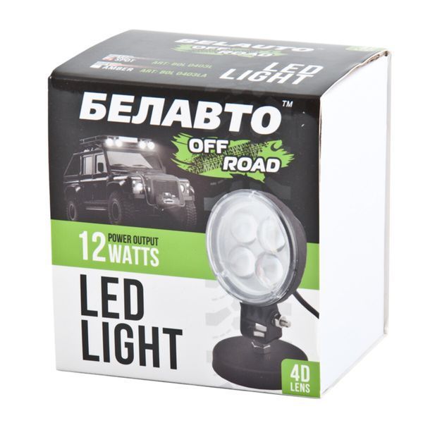 Автолампа світлодіодна BELAUTO EPISTAR Spot Amber LED (4*3w) BOL0403LA фото